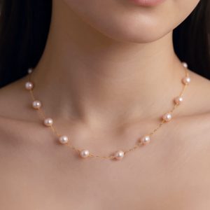 星芒珍珠颈链
