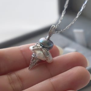 冰淇淋珍珠吊坠